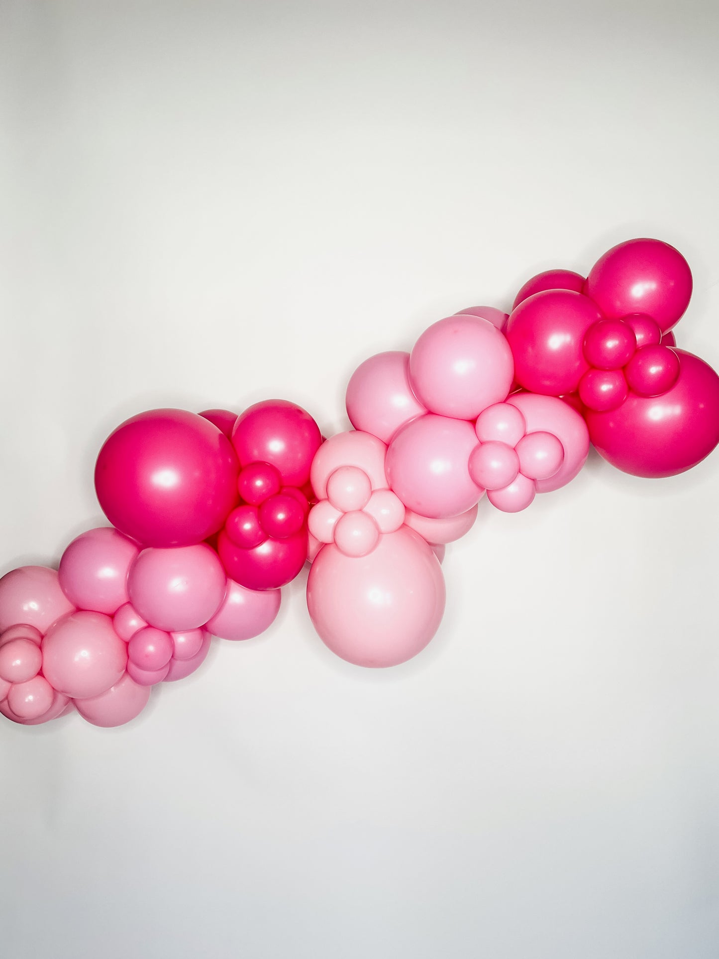 Pink Ombre Balloon Garland