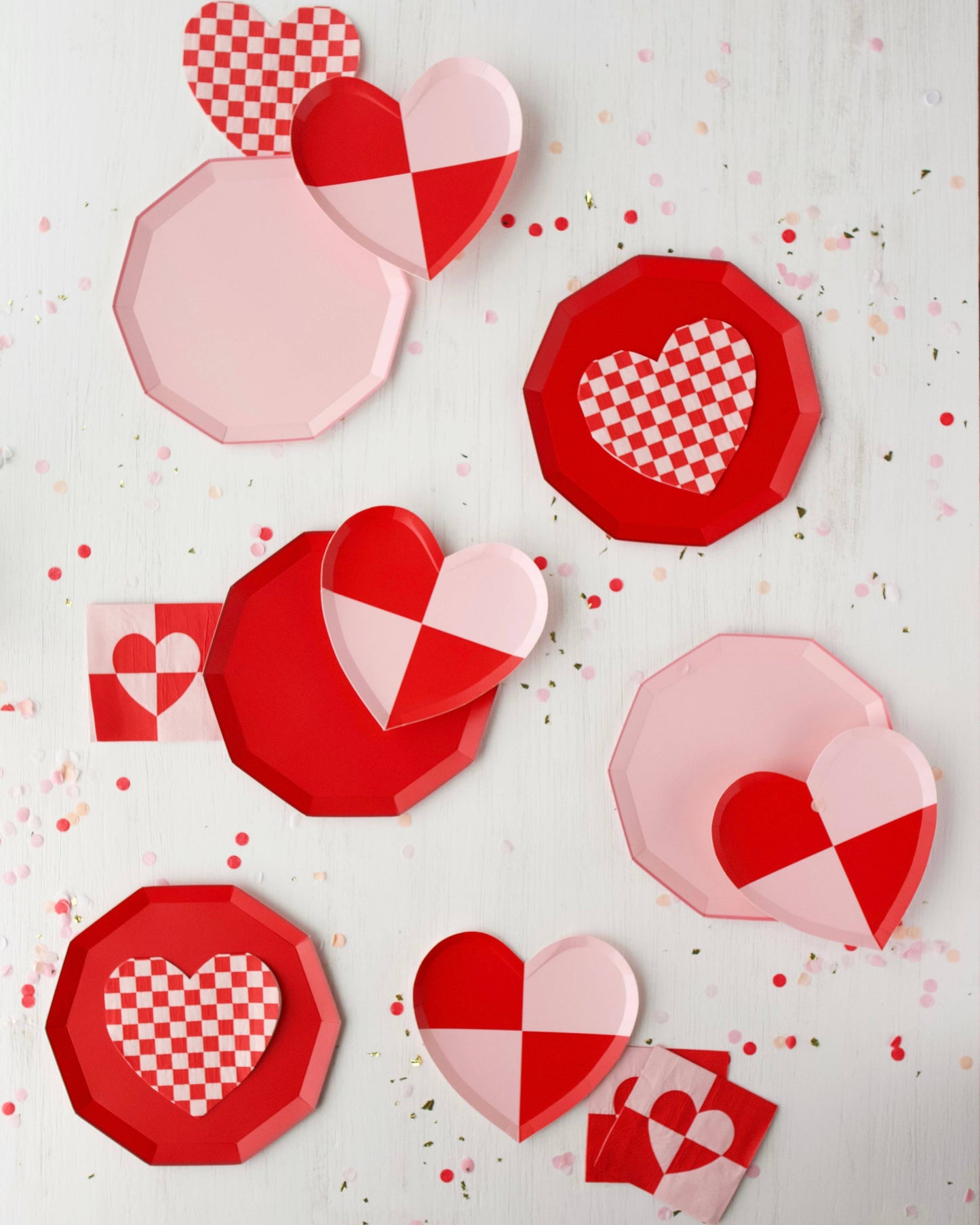 Check Mate Heart Plates
